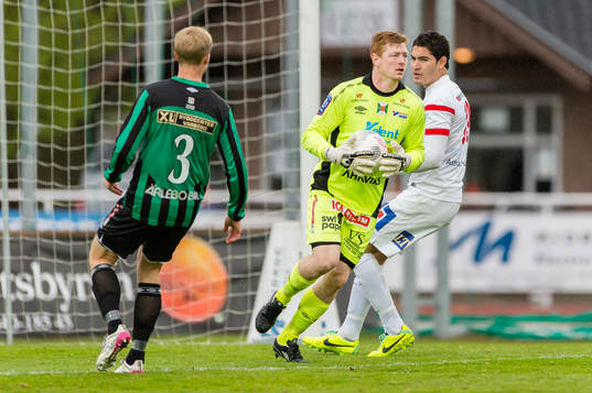 Varbergs målvakt Joakim Wulff