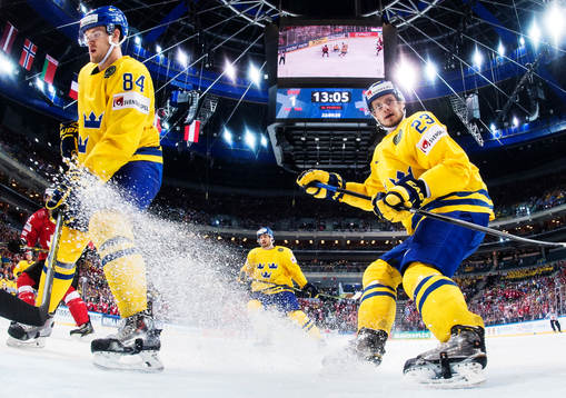 Sveriges Oscar Klefbom och Oliver Ekman Larsson