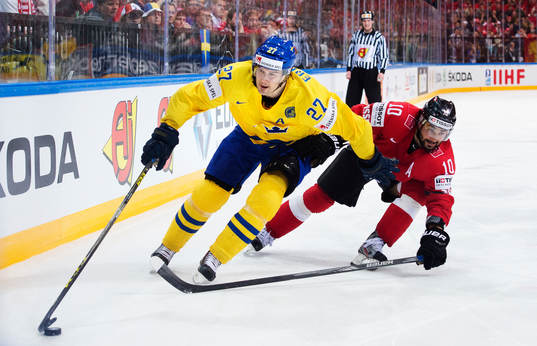 Sveriges Jimmie Ericsson och Schweiz Andres Ambuhl