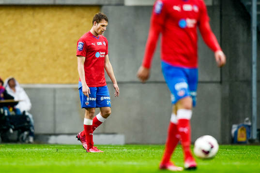 Helsingborgs Frederik Helstrup deppar