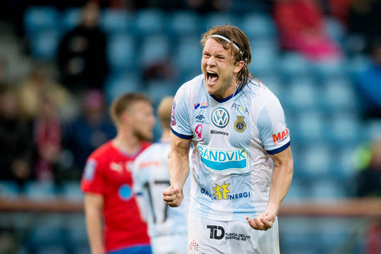 Gefles Anders Bååth-Sjöblom jublar