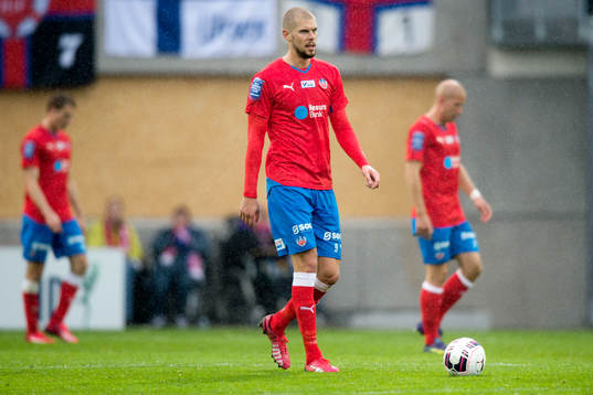 Helsingborgs Robin Simovic deppar