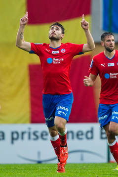 Helsingborgs Astrit Ajdarevic jublar