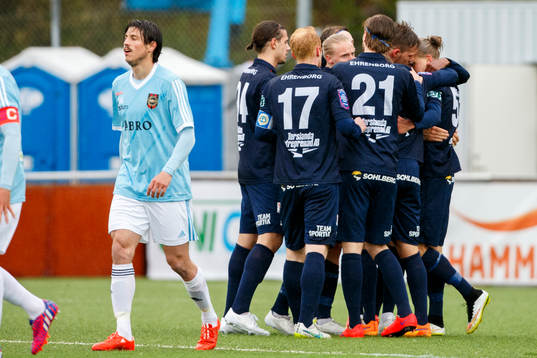 Utsiktens spelare jublar