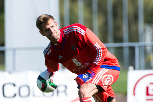 Ängelholms målvakt Oscar Berglund