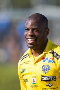 Falkenbergs Hakeem Araba jublar