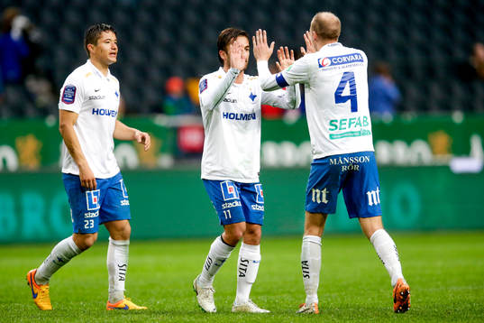 Norrköpings David Boo Wiklander , Christopher Nilsson Telo