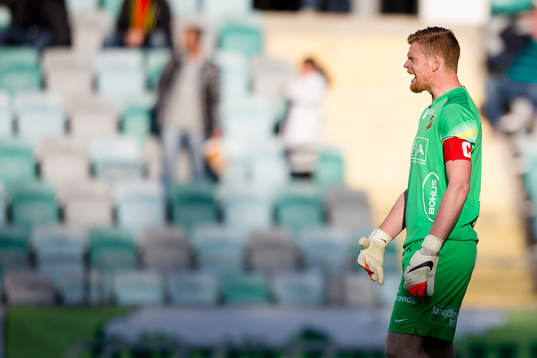 Häckens målvakt Christoffer Källqvist