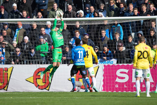 Falkenbergs Målvakt Otto Martler