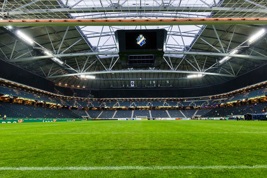 Ett tomt Friends Arena
