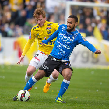 Halmstads Junes Barny och Falkenbergs Dan Keat
