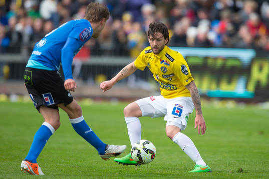 Falkenbergs Tibor Joza (till höger)