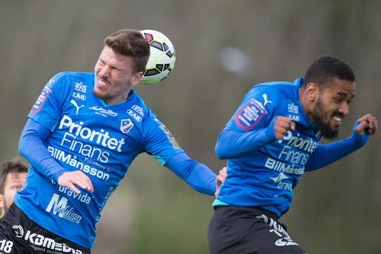 under fotbollsmatchen i Allsvenskan mellan Falkenbergs FF