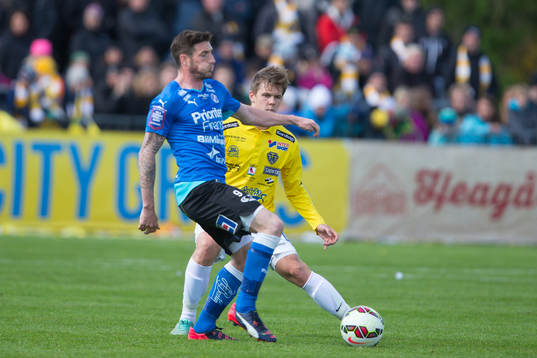Halmstads James Keene och Falkenbergs Daniel Johansson