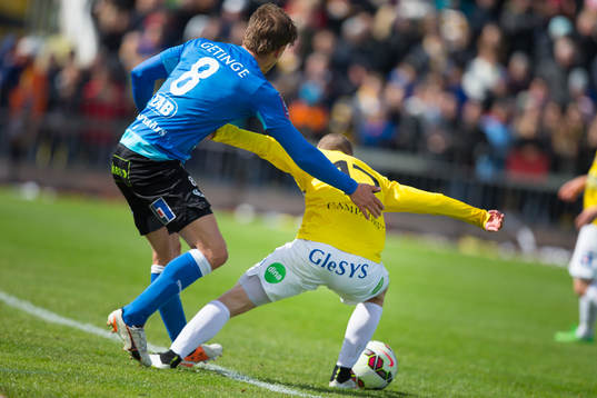Halmstads Kristoffer Fagercrantz och Falkenbergs