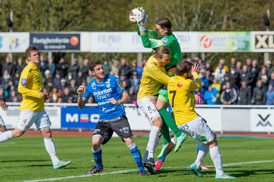 Falkenbergs målvakt Otto Martler