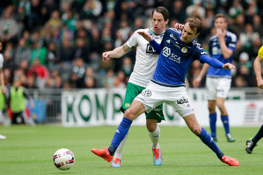 Hammarbys Johan Persson och Sundsvalls Lars Gerson
