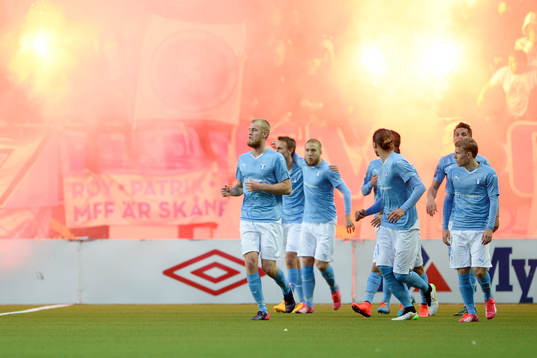 Malmö FFs Magnus Wolff Eikrem jublar