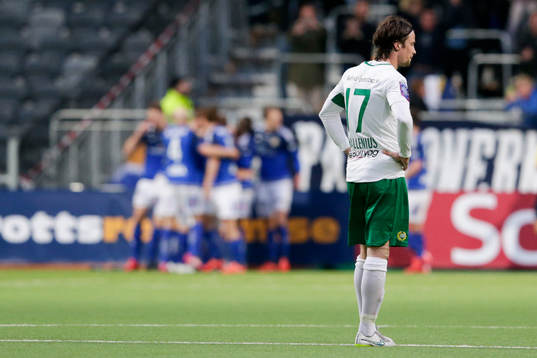 Hammarbys Linus Hallenius deppar