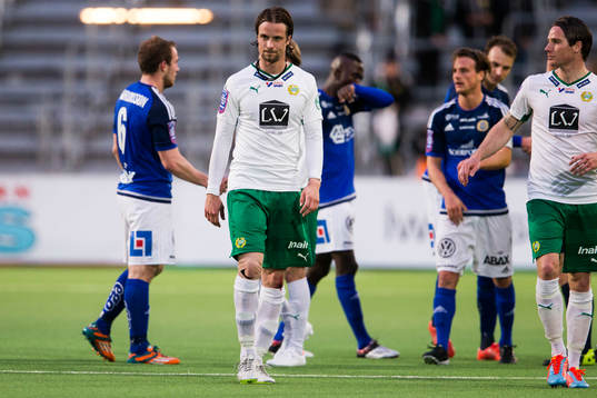 Hammarbys Linus Hallenius deppar