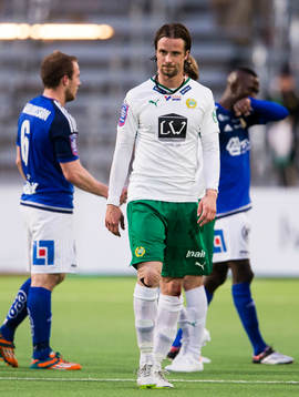 Hammarbys Linus Hallenius deppar