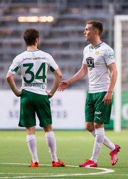 Hammarbys Måns Söderqvist och Fredrik Torsteinbö deppar