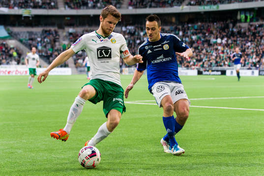 Hammarbys Måns Söderqvist och Sundsvalls Adam Chennoufi