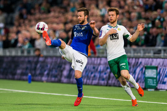 Sundsvalls Robert Lundström och Hammarbys Måns Söderqvist