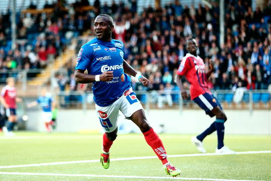 Åtvidabergs John Owoeri jublar