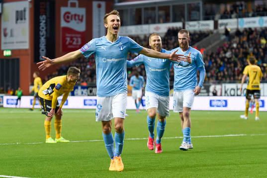 Malmö FFs Magnus Wolff Eikrem jublar