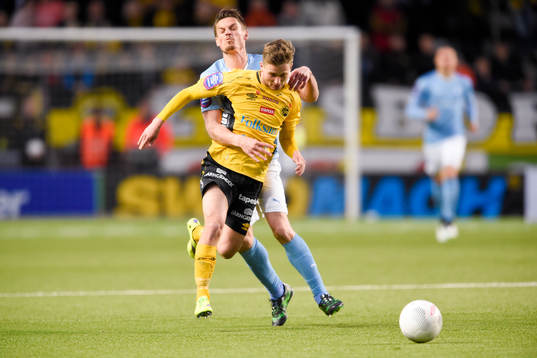 Elfsborgs Adam Lundqvist och Malmö FFs Markus Rosenberg