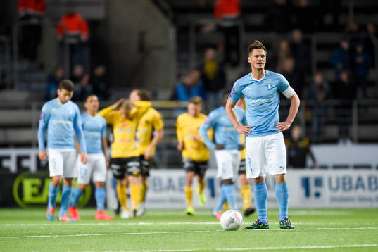 Malmö FFs Markus Rosenberg deppar