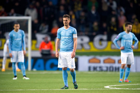 Malmö FFs Markus Rosenberg deppar