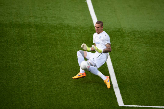 Malmö FFs målvakt Robin Olsen