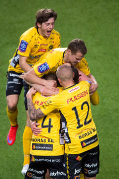 Elfsborgs spelare jublar