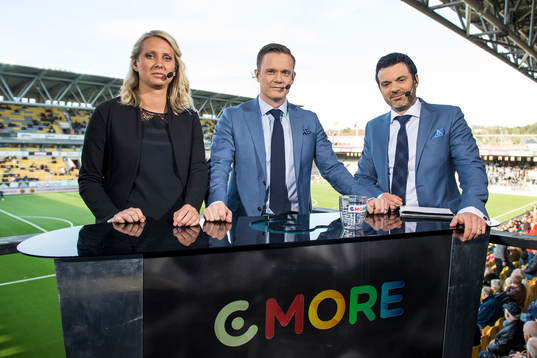 Malin Jonsson, Jon Persson och Tommy Åström i Cmore