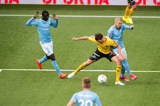 Elfsborgs Marcus Rohdén och Malmö FFs Anton Tinnerholm