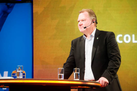 Karl-Erik Nilsson, ordförande Svenska fotbollsförbundet,
