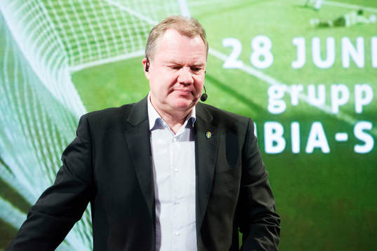 Karl-Erik Nilsson, ordförande Svenska fotbollsförbundet,
