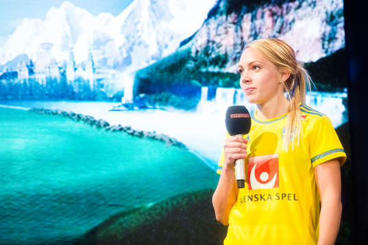Sveriges Elin Rubensson när VM-truppen