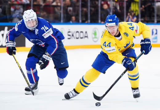 Frankrikes Nicolas Besch och Sveriges Nicklas Danielsson