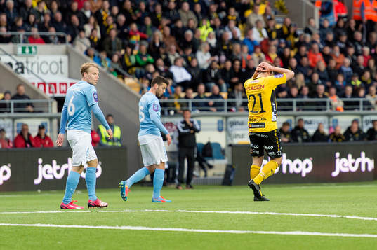 Elfsborgs Henning Hauger deppar