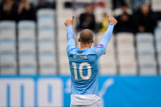 Malmö FFs Guillermo Molins hälsas välkommen tillbaka