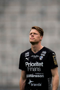 Halmstads målvakt Malkolm Nilsson