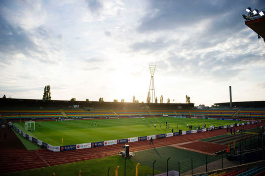 PSG tränar på Friedrich-Ludwig-Jahn-Sportpark