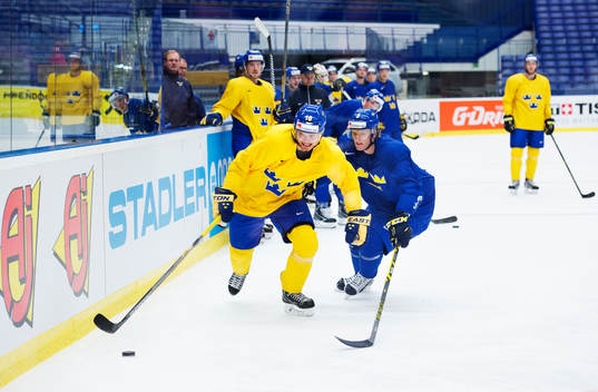 Jacob Josefson och John Klingberg på Sveriges