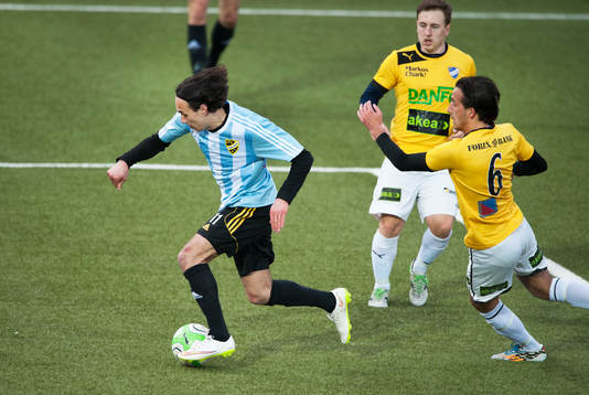 IFK Hässleholms Karim Al-Asi i matchen i division 2 mellan