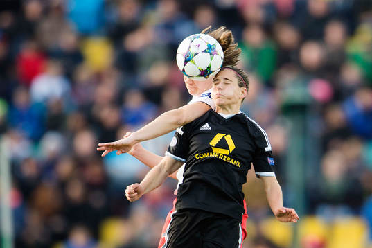 Frankfurts Veronica Boquete i en nickduell