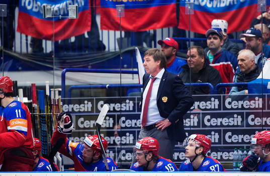 Rysslands förbundskapten Oleg Znarok