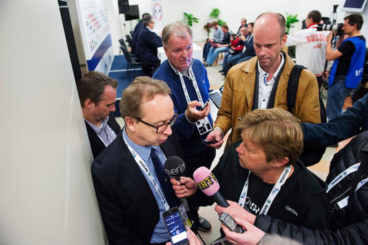 Sveriges förbundskapten Pär Mårts